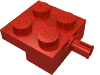 Набор LEGO Plate Special 2 x 2 with Wheel Holder, Красный