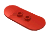 Набор LEGO Minifig Skateboard with Mag Wheel Holders, Красный