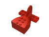 Набор LEGO Fabuland Airplane Tail, Красный