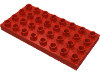 Набор LEGO Plate 4 x 8, Красный