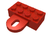 Набор LEGO Brick Special 2 x 4 with Coupling, Female, Красный