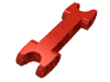Деталь LEGO Technic, Axle and Pin Connector 2 x 7 with Two Ball Joint Sockets, Красный