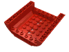 Деталь LEGO Скос изогнутый перевёрнутый двойной 8 x 8 x 2, Красный