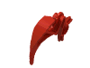 Деталь LEGO Bionicle Weapon Barraki Mantax Pincer, Красный
