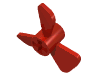 Деталь LEGO Propeller 3 Blade 3 Diameter, Красный