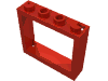 Набор LEGO Window 1 x 4 x 3 without Shutter Tabs, Красный