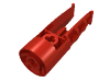Деталь LEGO Bionicle Engine Rahi Sonic Jet, Красный