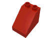 Деталь LEGO Duplo, Brick 3 x 2 x 2 Slope, Красный