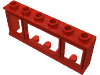 Набор LEGO Window 1 x 6 x 2 3-Pane, without Glass for Slotted Bricks, Красный