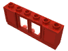 Набор LEGO Window 1 x 6 x 2 with Shutters, Красный