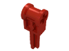 Деталь LEGO Technic Pole Reverser Handle, Красный