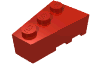 Деталь LEGO Клин левый 3 x 2, Красный