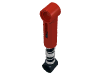 Деталь LEGO Technic Shock Absorber 6.5L with Hard Spring, Красный