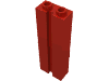 Деталь LEGO Кирпичик специальный 1 x 2 x 5, с пазом, Красный