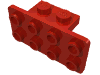 Деталь LEGO Кронштейн 1 x 2 - 2 x 4, Красный