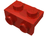 Набор LEGO Bracket 1 x 2 - 1 x 2, Красный