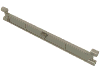 Деталь LEGO Garage Roller Door Section without Handle, Прозрачный черный