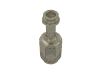 Деталь LEGO Minifig Bottle, Прозрачный черный