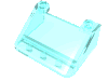 Деталь LEGO Windscreen 3 x 4 x 1 1/3 Large Glass Surface, Прозрачный светло-голубой