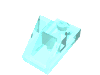 Набор LEGO Slope 45В° 2 x 1 with 2/3 Cutout, Trans-Light Blue