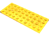 Набор LEGO Plate 4 x 10, Trans-Yellow