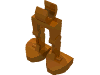 Деталь LEGO Legs Mechanical, Battle Droid, Темно-оранжевый