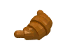 Деталь LEGO Croissant, Темно-оранжевый