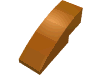 Набор LEGO Slope Curved 3 x 1 No Studs, Темно-оранжевый
