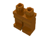 Деталь LEGO Бёдра с ногами, Темно-оранжевый