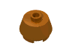 Деталь LEGO Brick Round 2 x 2 Truncated Cone, Темно-оранжевый