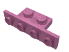 Деталь LEGO Кронштейн 1 x 2 - 1 x 4, Темно-розовый