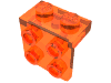 Деталь LEGO Кронштейн 1 x 2 - 2 x 2, Прозрачный неоново-оранжевый