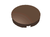 Набор LEGO Tile Round 2 x 2 with Bottom Stud Holder, Коричневый