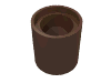 Набор LEGO Technic Pin Connector Round 1L, Коричневый