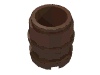 Деталь LEGO Container - Barrel 2 x 2 x 2, Коричневый