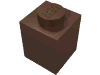 Деталь LEGO Кирпичик 1 x 1, Коричневый