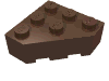 Деталь LEGO Клин 3 x 3, со срезанным углом, Коричневый