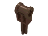 Деталь LEGO Technic Pole Reverser Handle, Коричневый