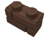 Набор LEGO Brick Special 1 x 2 with Masonry Brick Profile, Коричневый