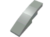 Набор LEGO Slope Curved 4 x 1 No Studs [Stud Holder with Symmetric Ridges], Светло-серый