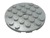 Набор LEGO Plate, Round 6 x 6 with Hole, Светло-серый
