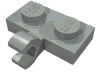 Набор LEGO Plate Special 1 x 2 with Clip Horizontal on Side, Светло-серый