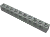 Деталь LEGO Кирпичик Technic 1 x 10, Светло-серый