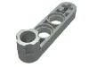 Деталь LEGO Technic Beam 1 x 4 Thin with Stud Connector, Светло-серый