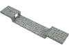 Набор LEGO Train Base 6 x 34 Split-Level with Bottom Tubes, Светло-серый