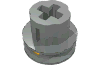 Деталь LEGO Electric 9V Micromotor Pulley, Светло-серый