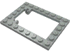 Набор LEGO Plate Special 6 x 8 Trap Door Frame Horizontal, Светло-серый