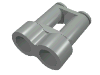 Деталь LEGO Minifig Binoculars, Светло-серый