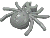 Деталь LEGO Spider, Светло-серый
