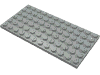 Деталь LEGO Пластина 6 x 12, Светло-серый